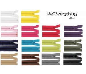 Reißverschluss 5mm teilbar 30cm 